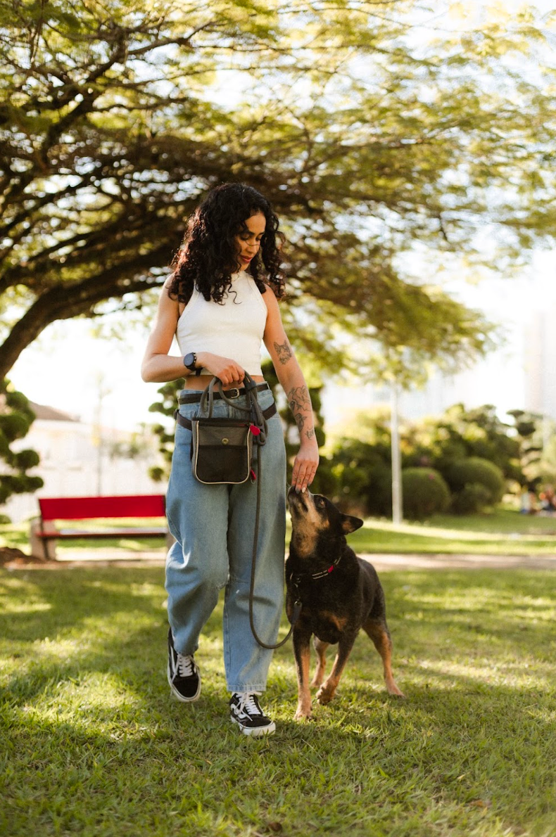 Quéren andando com seu cão